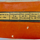 VANHA Paketti JYMY Piipputupakka KOMEA 1951 Rettig Turku - pikkukuva 5