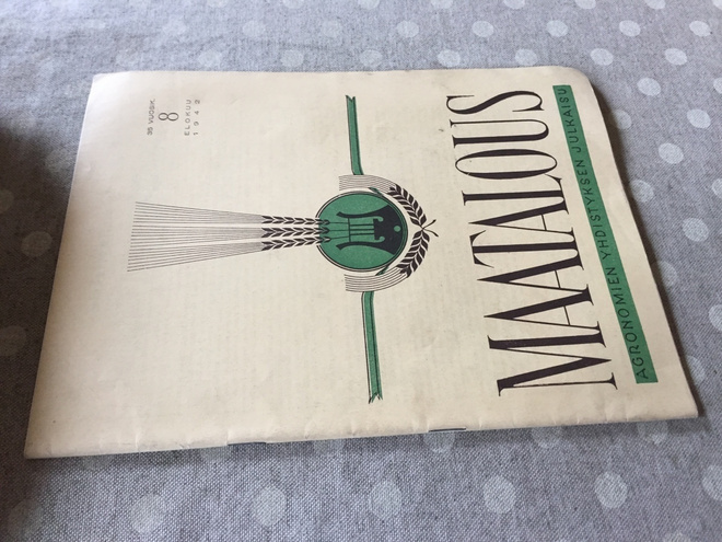 MAATALOUS LEHTI 8/1942 HYVÄ