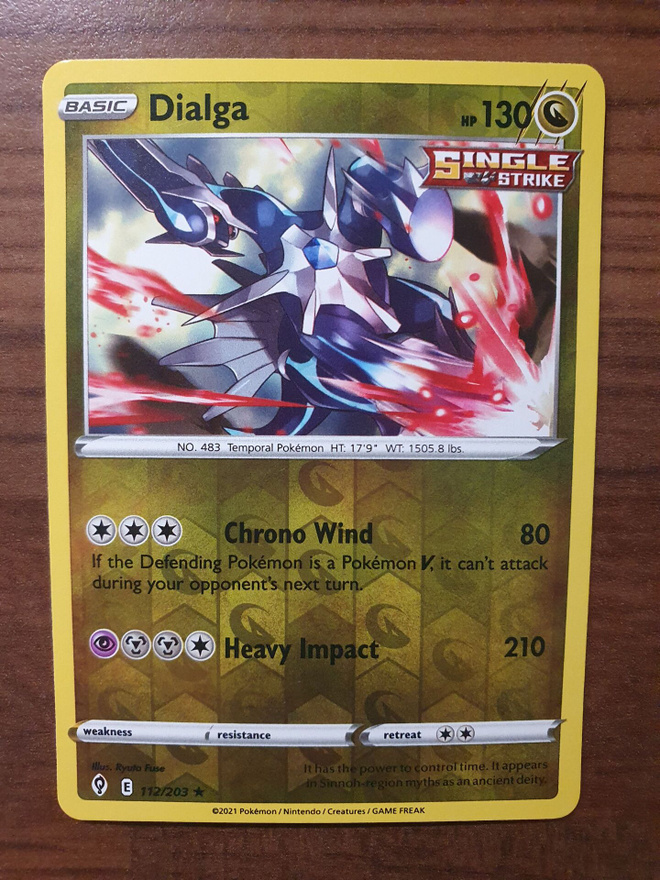 Pokemon Dialga 112/203 Holo Rare
