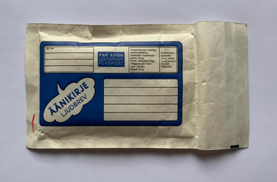Äänikirje (käyttämätön, 1980-luku?)