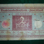 Vanha seteli Saksa 2 mk 1920 - pikkukuva 1