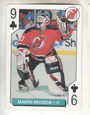 95-96 NHL Hockey aces kortti  Martin Brodeur.