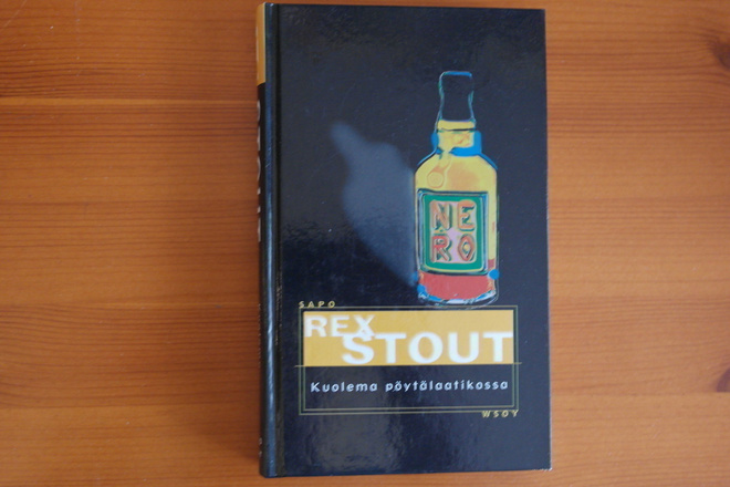 Rex Stout:Kuolema pöytälaatikossa.1.p.1997.Sid.Sapo 404.Hyvä