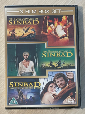 Ray Harryhausen: SINBAD (1958-1977) 3DVD (UUSI)
