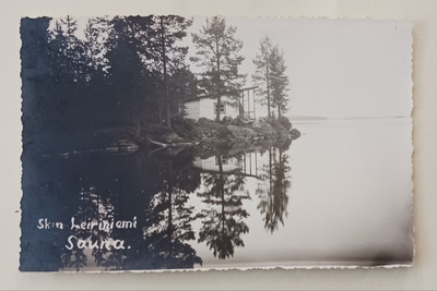 Mäntsälä, J:pään srk:n Leiriniemen sauna, valokuvapk, ei p.