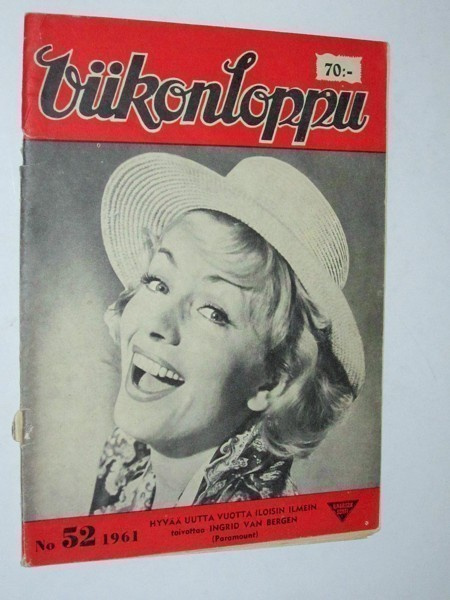 Viikonloppu - kertomuksia Suomen kodeille no 52 / 1961