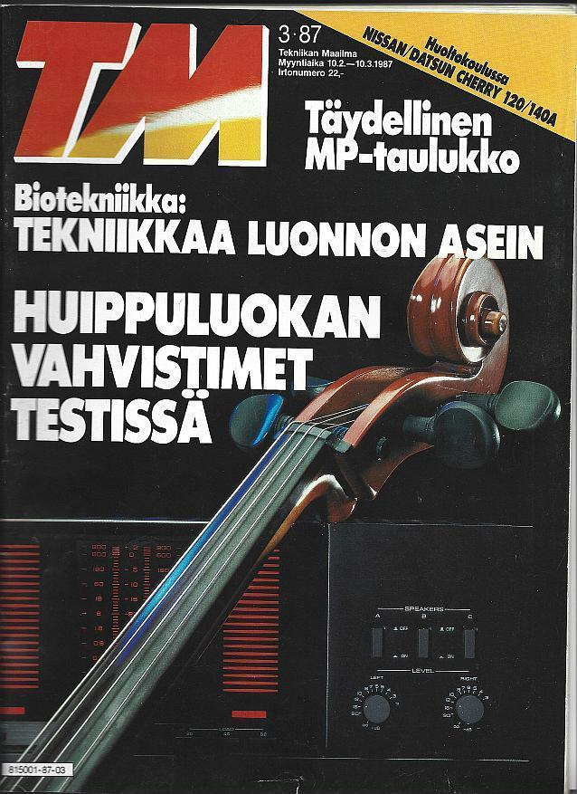 TM – Tekniikan Maailma 3 / 1987 - lehti