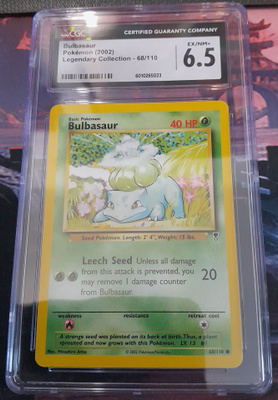 Bulbasaur legendary collection cgc 6,5