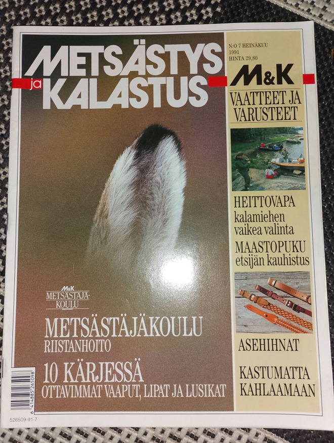 Metsästys ja kalastus 7/1991