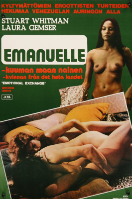 Vanha elokuvajuliste: Emanuelle - kuuman maan nainen
