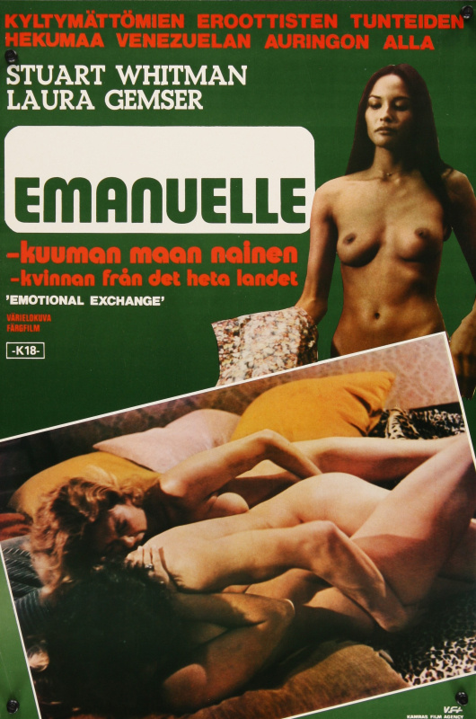 Vanha elokuvajuliste: Emanuelle - kuuman maan nainen