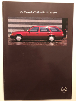 Myyntiesite Mercedes-Benz T-modelle 200 bis 300 - 10/1989