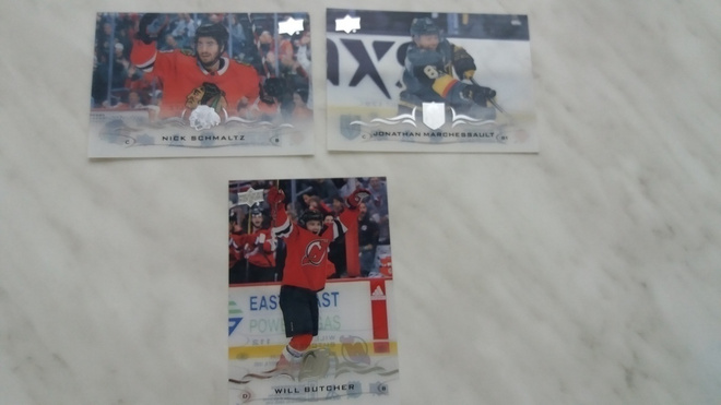 2018-19 Upper Deck Clear Cut kortteja 3.50e/kpl
