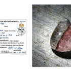 Näyttävä kvartsi 50/50 väritön-punertava 25.21 ct +GIR - pikkukuva 5
