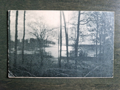 Pyhäselkä vintage maisemakortti