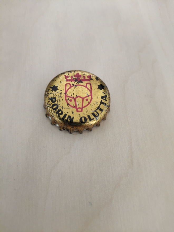Porin olut kruunukorkki