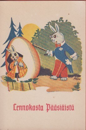 Aapo Jänisherra herättelee neitoa