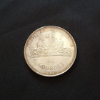 50 Gourdes 1974 Upea kunto! Upea Toning! Hopeaa - pikkukuva 2