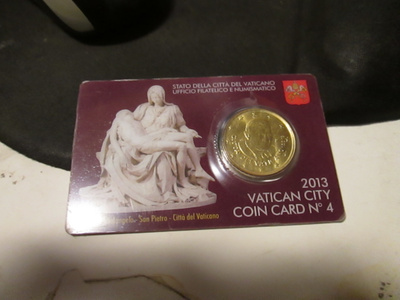 2013 Vatikaani CoinCard