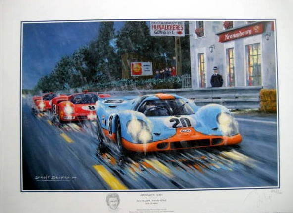 Le Mans - Steve McQeen Fine Art Print "Moving Picture"