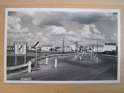 VANHA Postikortti Lappi Tornio 1950-luku