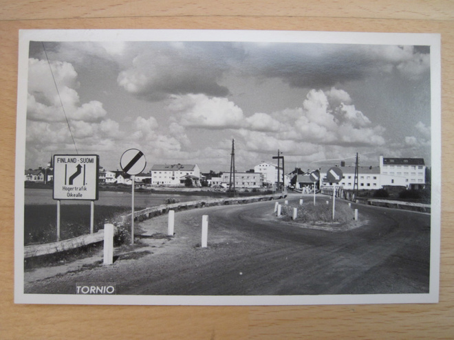 VANHA Postikortti Lappi Tornio 1950-luku