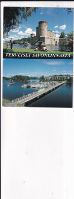 Savonlinna. Olavinlinna, sommitelmakortti . b626