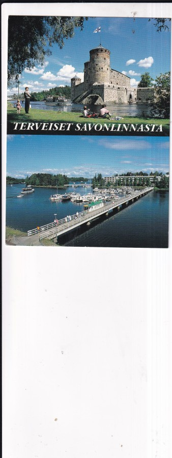 Savonlinna. Olavinlinna, sommitelmakortti  .   b626