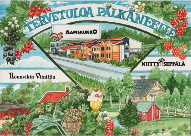 kortti **/° Pälkäne - erilaisia paikkakuntakortteja