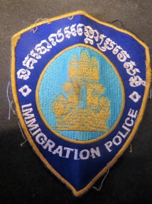 Kambodzhalainen Immigration Police -hihamerkki