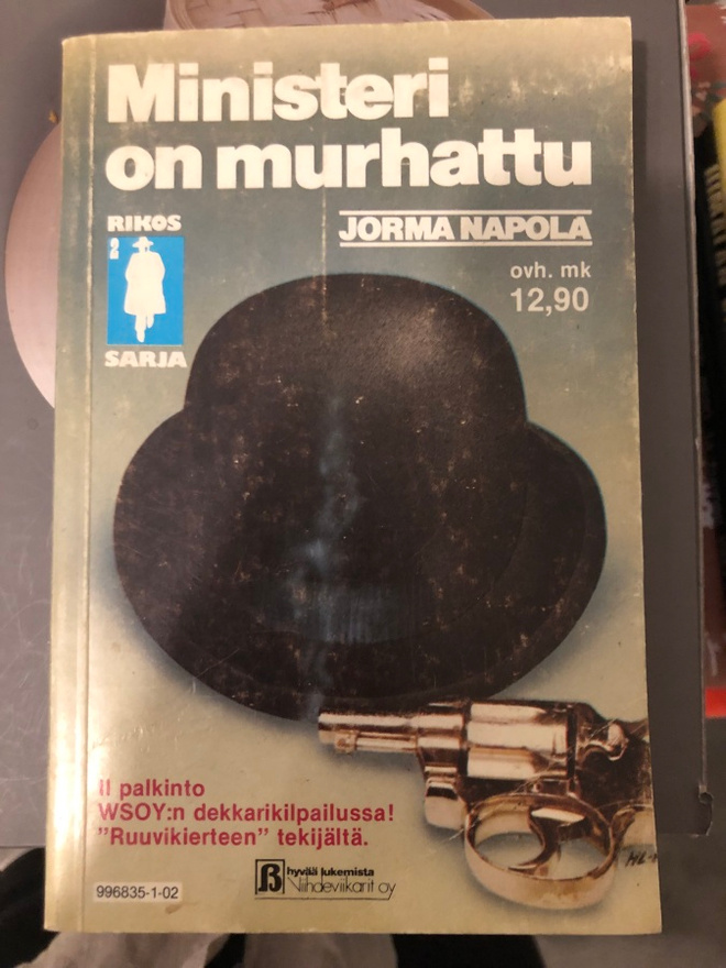 Jorma Napola: Ministeri on murhattu. 1981. 1.p.
