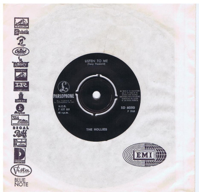 THE HOLLIES listen to me 45 -1968- scandinavia