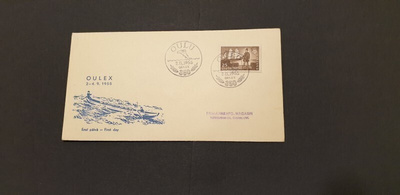 FDC Suomi  1955 Oulu, EL