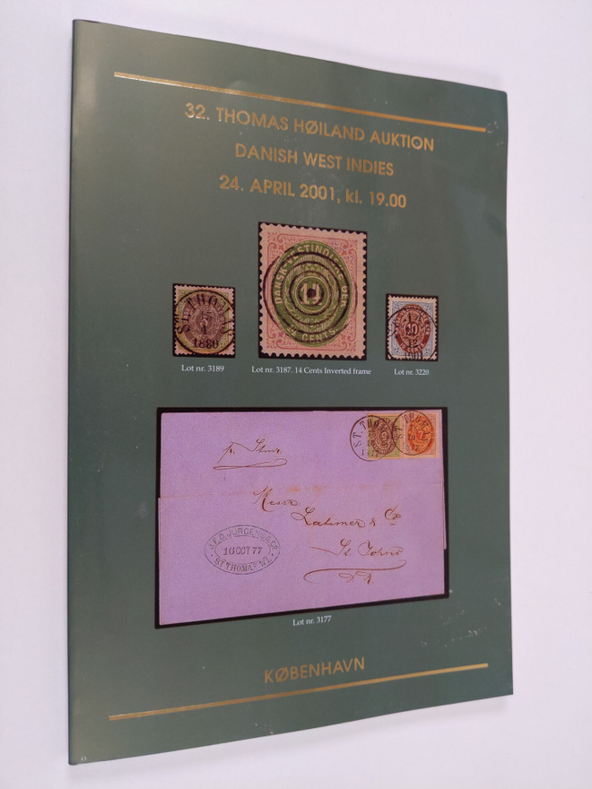32nd Thomas Hoiland stamp auction Danish West Indies 24. ...