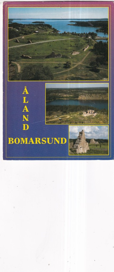 Åland, Bomarsund, sommitelmakortti  b685