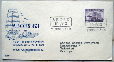 Turun Postimerkkikerho ABOEX 21.4,1963 ( 61)
