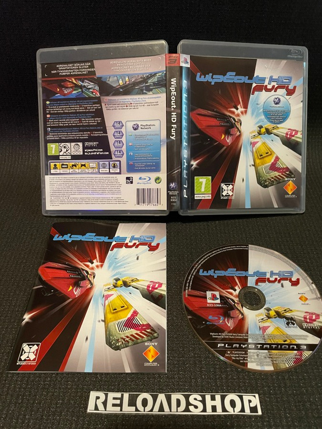 WipEout HD + Fury Expansion - Nordic PS3 - CiB