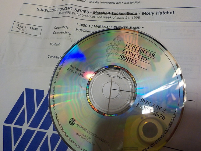MOLLY HATCHET RADIO SHOW CD SUPERSTAR CONCERT  RARE!