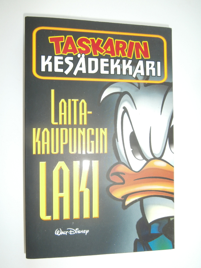 AKU ANKAN TASKUKIRJA TASKARIN KESÄDEKKARI LAITAKAUPUNGIN LAK