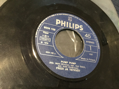 Fredi ja Ystävät Pump Pump single 1976