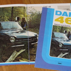 1974 DAF 46 esite - 12 sivua - KUIN UUSI - pikkukuva 1