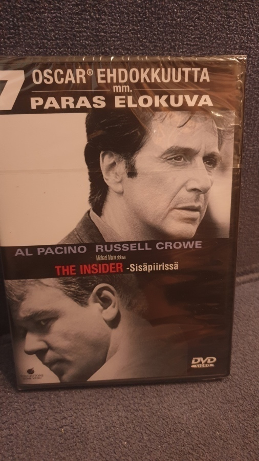 The Insider - sisäpiirissä ( Al Pacino, Russell Crowe) UUSI