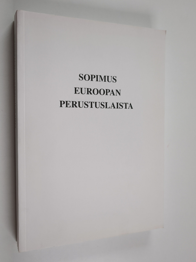 Sopimus Euroopan perustuslaista