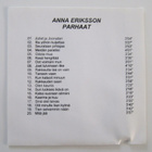 Anna Eriksson: Parhaat (reference CD) - pikkukuva 2