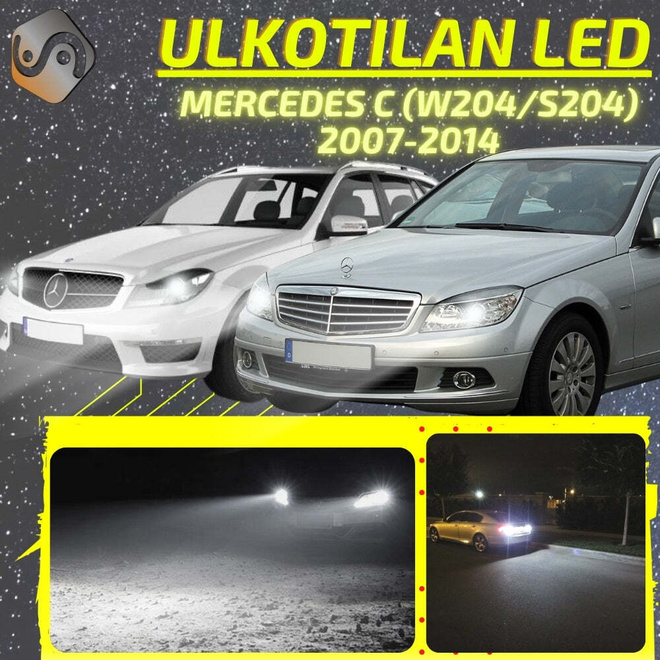 C (W204/S204) 2007-2014 Ulkoiset LED -valot