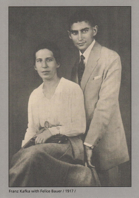 Kirjailija Franz Kafka ja Felice Bauer 1917
