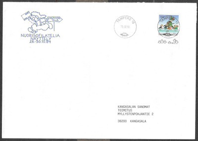 Postilähetys - Ystävyys (LAPE 1235) Tampere 19.10.1994