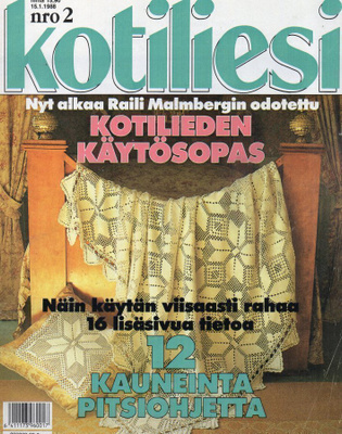 Kotiliesi n:o 2 1988 Nuoret naisohjaajat. Raili Savolainen.