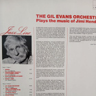 The Gil Evans Orchestra : Plays The Music Of Jimi Hendrix. - pikkukuva 2