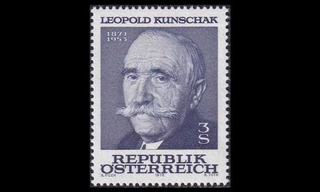 Itävalta 1569 ** Poliitikko Leopold Kunschak (1978)